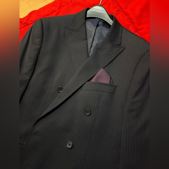 Michael Kors Charcoal Pinstripe Blazer